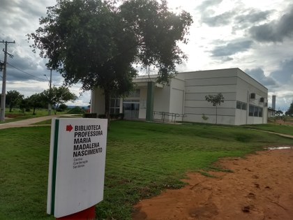 Fachada da biblioteca