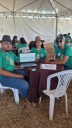 Equipe EcoBico Agro, durante maratona de ideias no estande InovAgro do IFTO na Agrotins