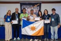 Professores orientadores e estudantes do IFTO de Colinas do Tocantins recebem medalha de prata em competição de lançamento de foguete na Obafog 2026