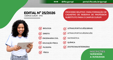 formação de cadastro de reserva de professor substituto