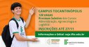 Processo Seletivo dos cursos técnicos do IFTO de Tocantinópolis com inscrições abertas