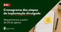 O recebimento dos requerimentos terá início no dia 5 de agosto