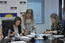 Reunião foi realizada na sede do MPE
