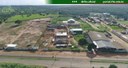 Vista aérea da sede do Campus Tocantinópolis, em fase de construção
