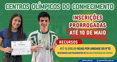 Prorrogado prazo de submissão de propostas de Centros Olímpicos de Conhecimento do IFTO