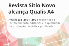 Revista Sítio Novo alcança classificação Qualis A4