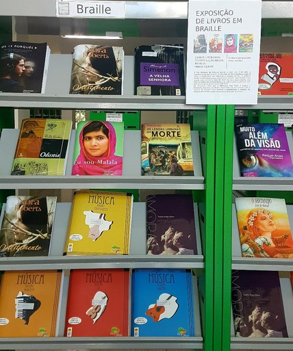 Exposição de Livros em Braile