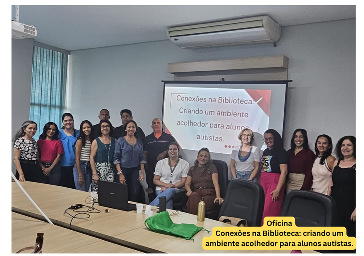 Oficina Conexões na Biblioteca: criando um ambiente acolhedor para alunos autistas.