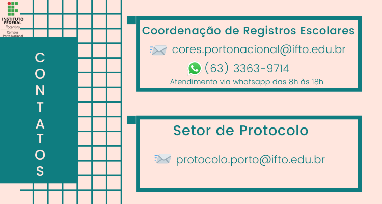 Contatos IFTO Porto Nacional