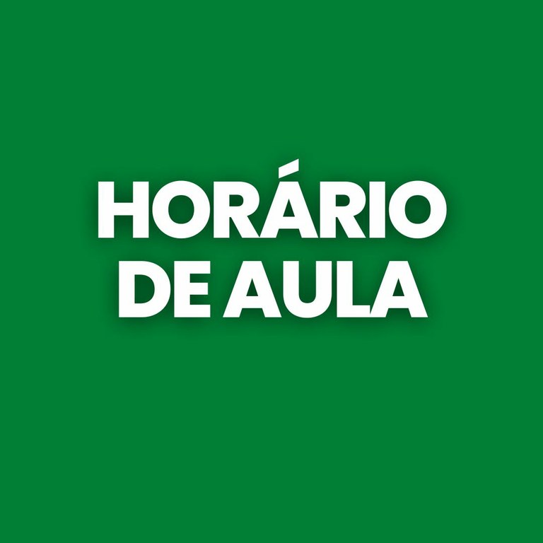 Horário de aula